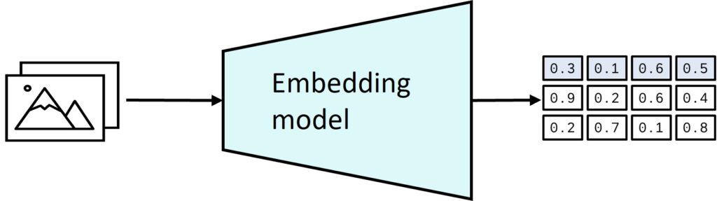 Figure 1 Embedding model in vector databases